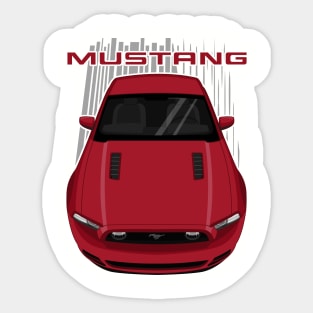 Mustang GT 2013 to 2014 - Red Candy Sticker
